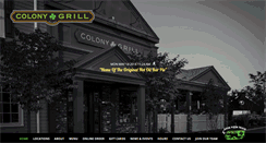 Desktop Screenshot of colonygrill.com